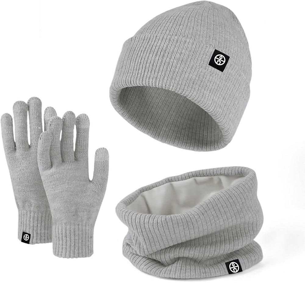 Norden ThermalKnit Winter Set in light grey