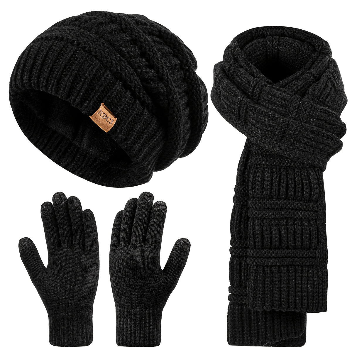 Norden FrostGuard Knit Set in black