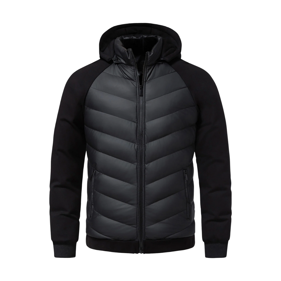 Norden Men's Hybrid Down Jacket in black