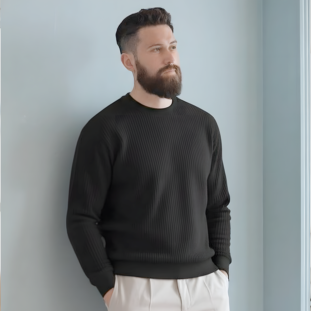Norden Men's Ribbed Crewneck Jumper