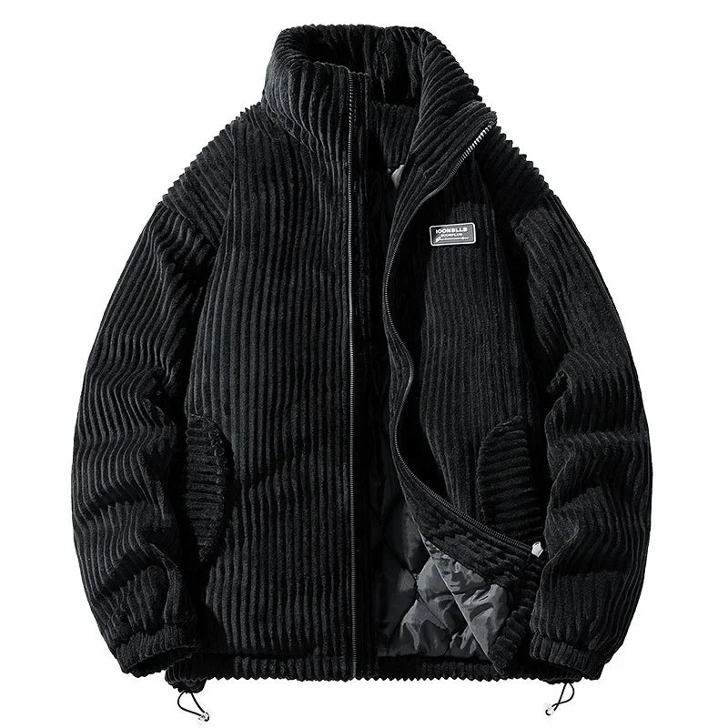 Norden Men's Heritage Quilted Puffer Jacket in black