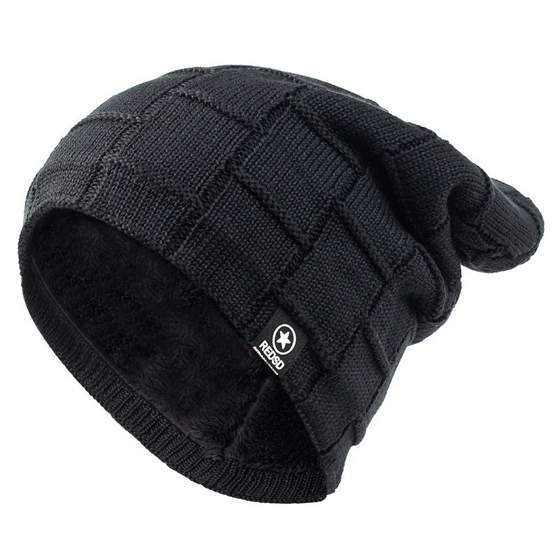 Norden Oslo Knitted Beanie Hat in black
