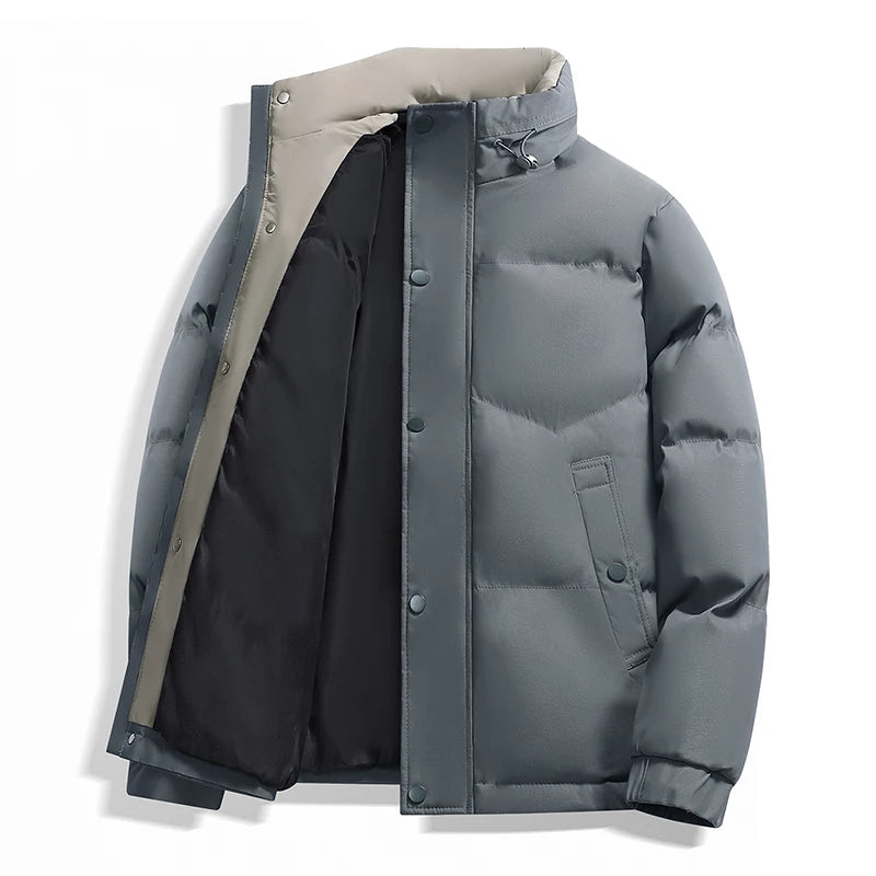 Norden Men's Urban Quilted Winter Jacket in grey