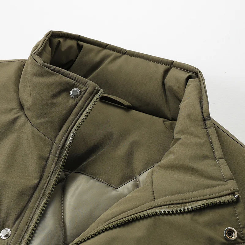 Norden Men's Slate Padded Down Coat, view 3