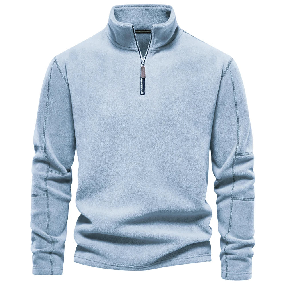 Norden Men's Softshell Fleece Jacket in light blue
