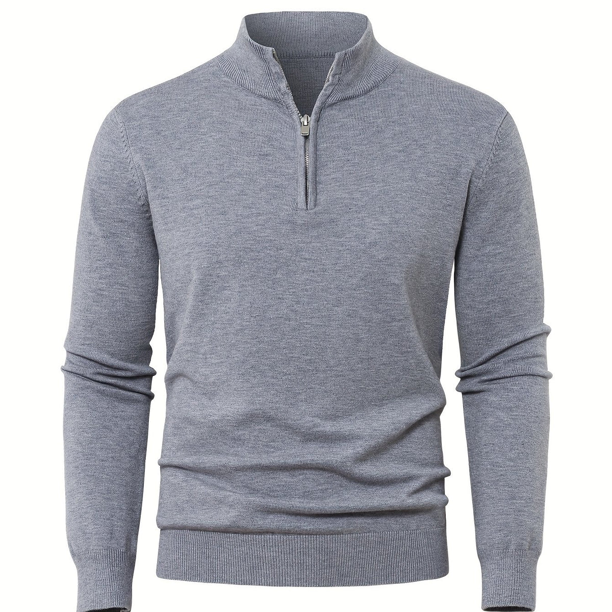 Norden WarmCore Knitted Zip-Up Cardigan in grey