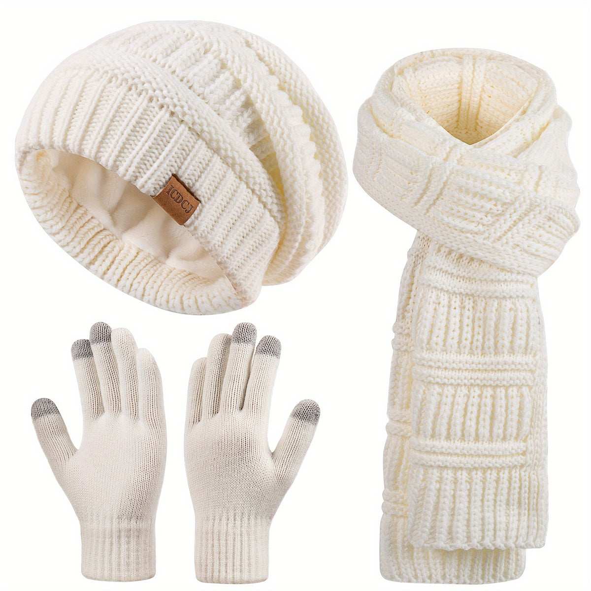 Norden FrostGuard Knit Set in white