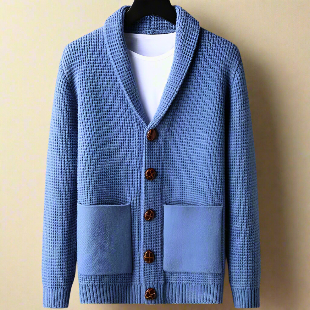 Norden Halden Strickjacke Herren aus Grobstrick – Bild 9