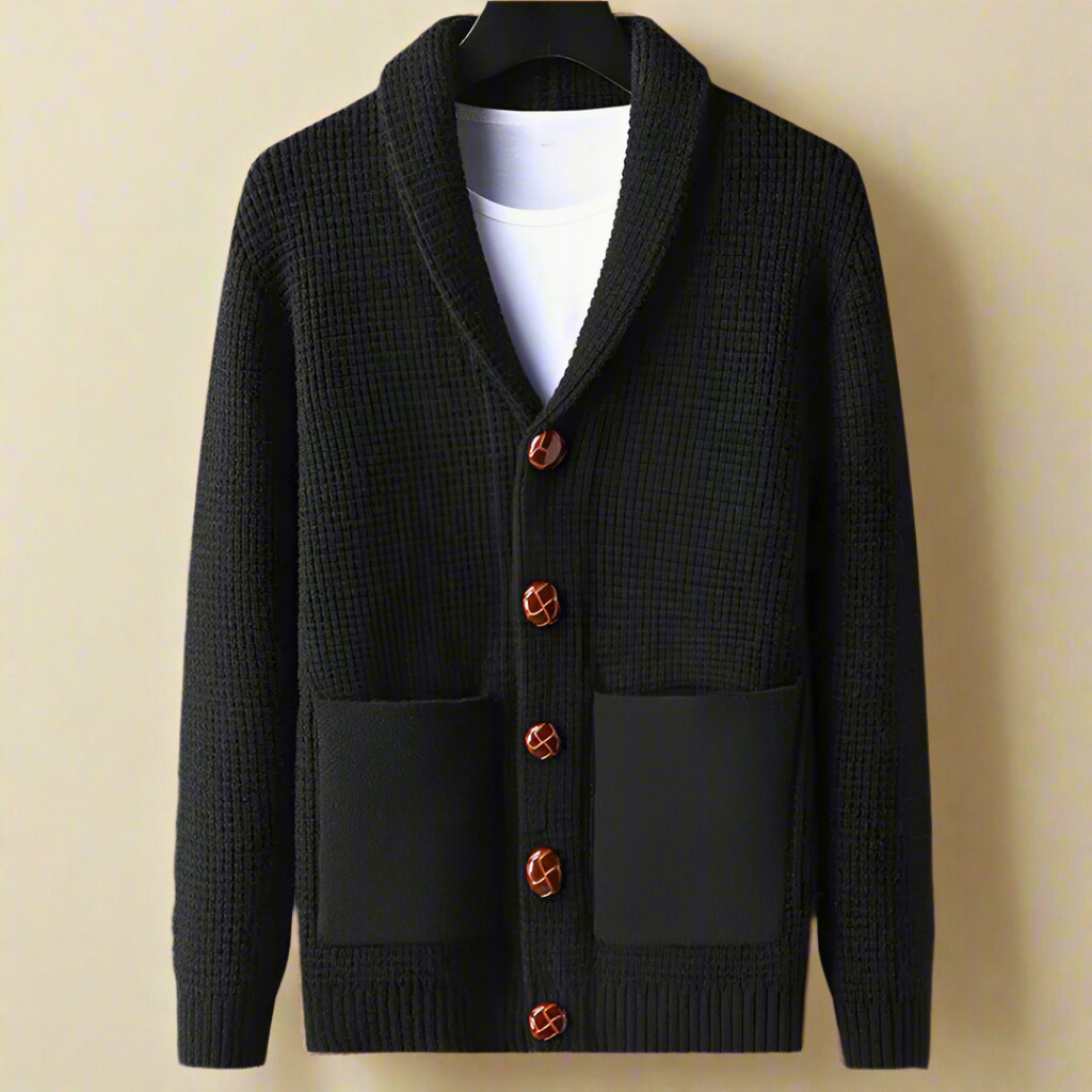 Norden Halden Strickjacke Herren aus Grobstrick – Bild 8