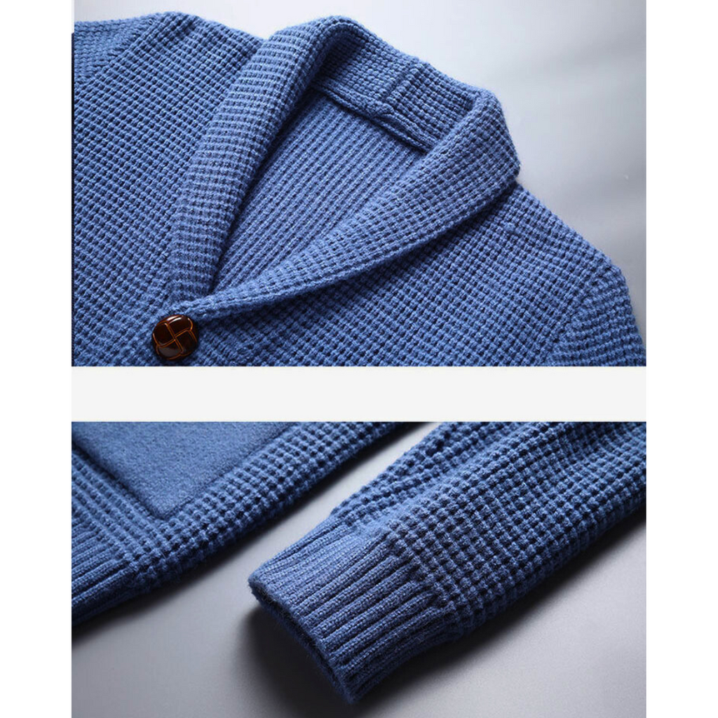 Norden Halden Strickjacke Herren aus Grobstrick – Bild 6
