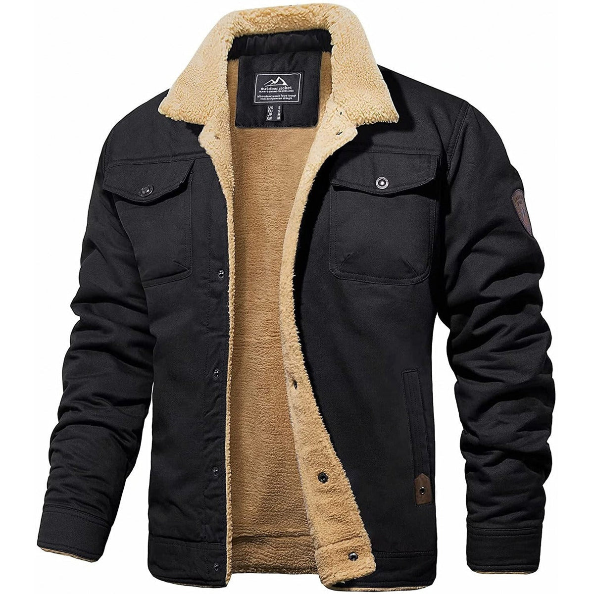 Norden Ridge Truckerjacke Herren mit Sherpa-Futter – Bild 1