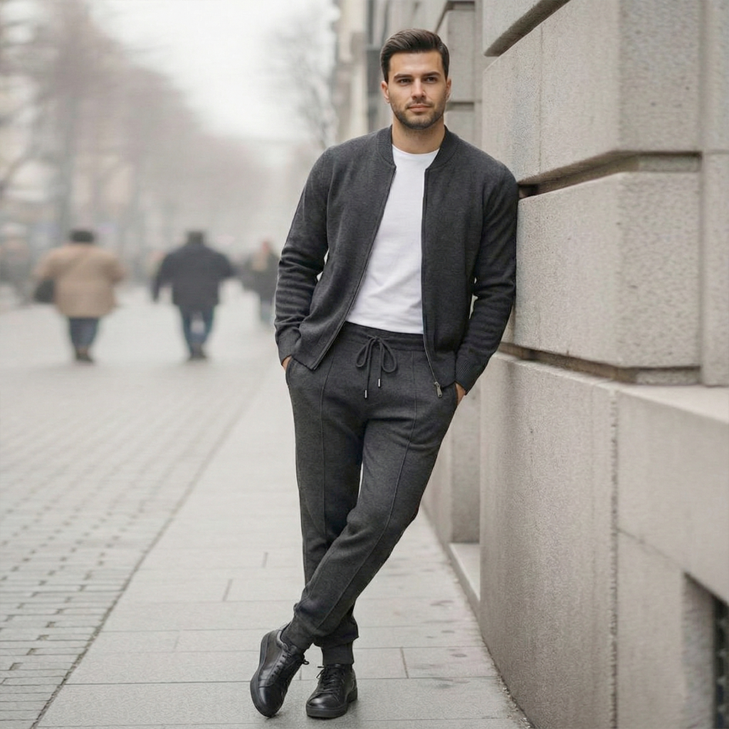 Norden Refined Strickanzug Herren aus Merinowolle – Bild 13