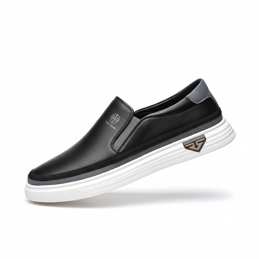 Norden DailyLuxe Microfibre Leather Slip-On Shoes, view 2