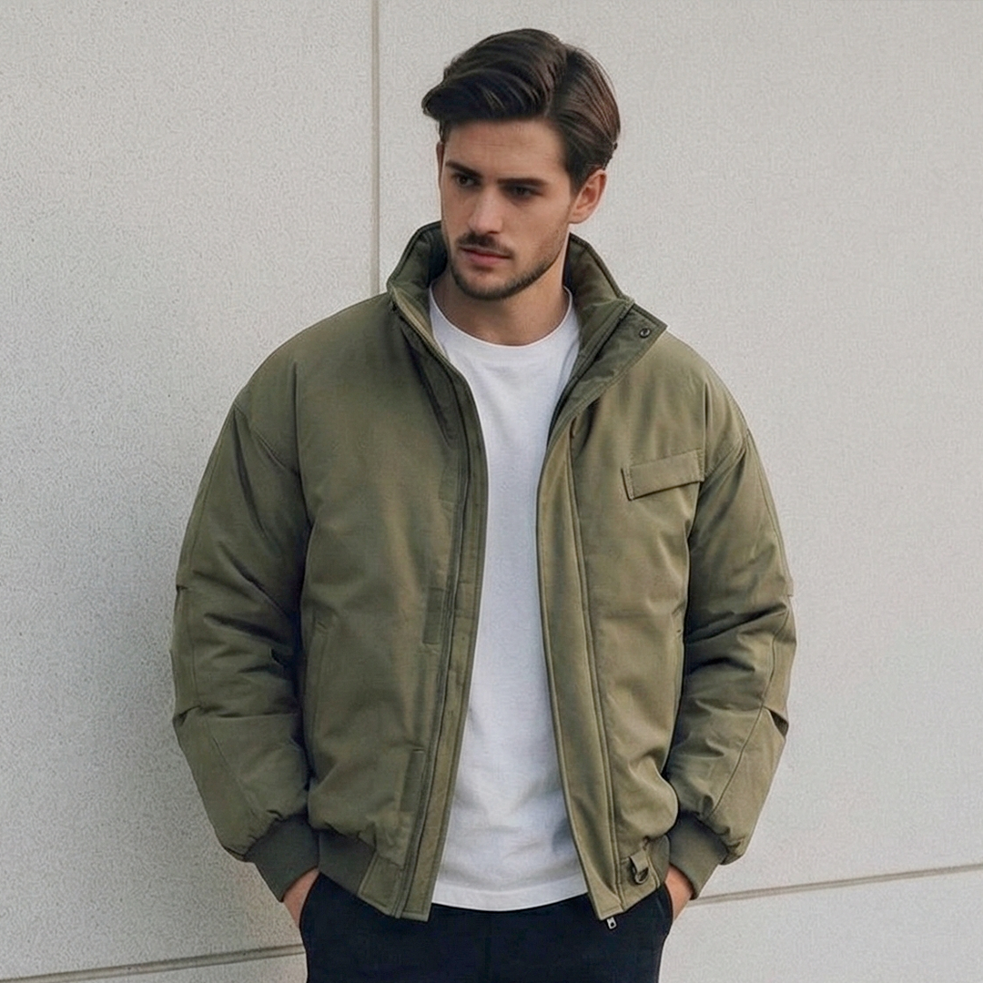 Norden Men's Slate Padded Down Coat