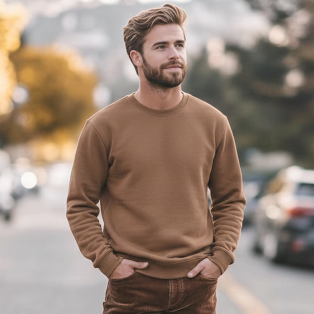 Norden Sweatshirt Herren mit Rundhals – Bild 1