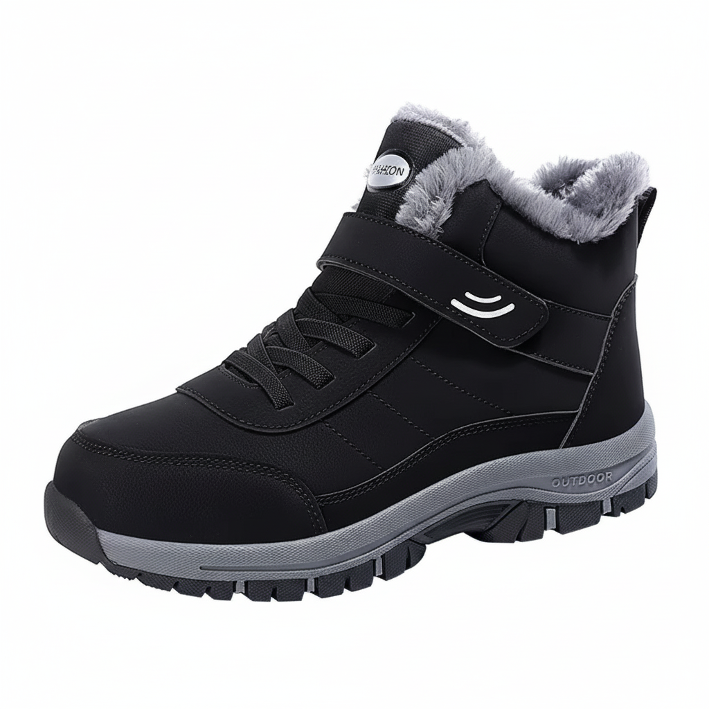 Norden IceTrail Lace-Up Ankle Boots in black