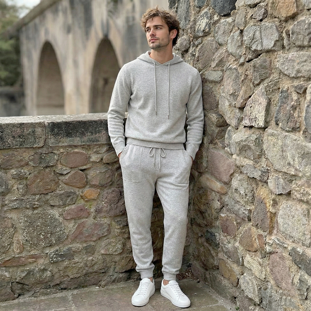 Norden Elevated Merino Wool Tracksuit, view 6