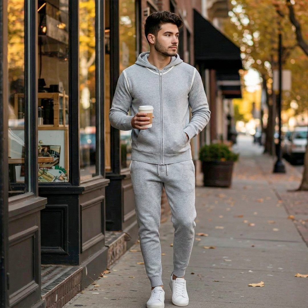 Norden Pure Cashmere Tracksuit Ensemble, view 10