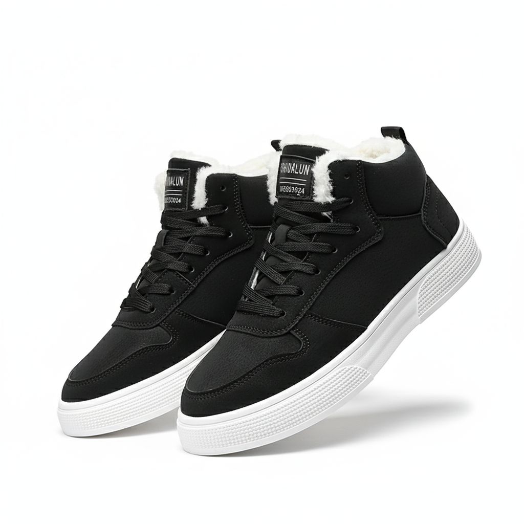 Norden SoftCore Lace-Up Ankle Boots in black