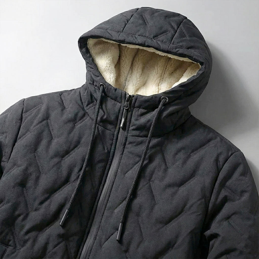 Norden Oversized Kapuzenjacke Herren aus Samt – Bild 2