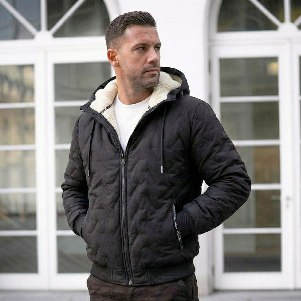 Norden Oversized Kapuzenjacke Herren aus Samt – Bild 1
