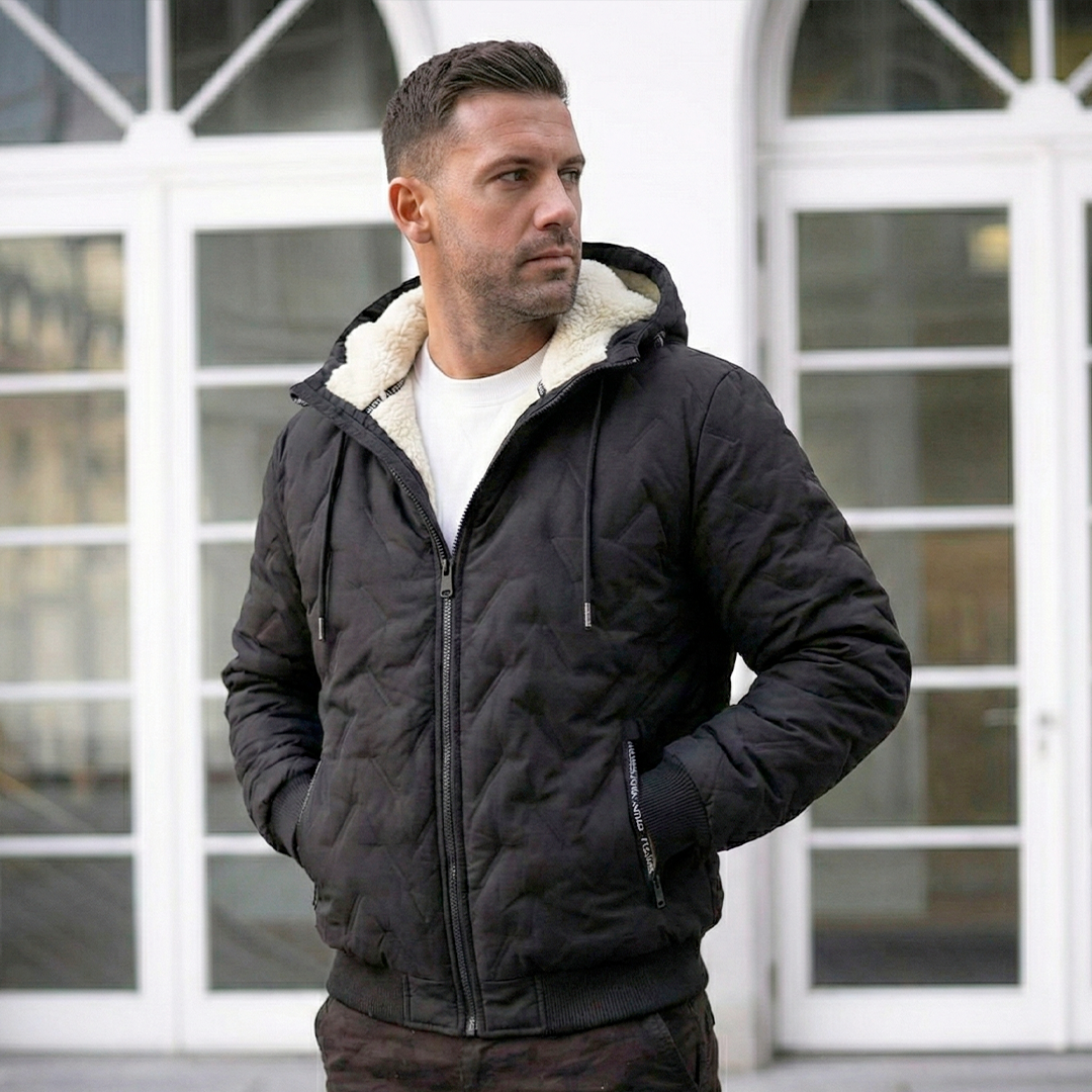 Norden Oversized Kapuzenjacke Herren aus Samt – Bild 1