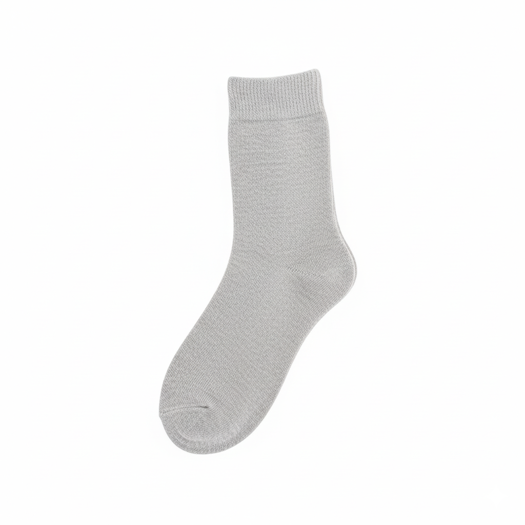 Norden Wool Blend Winter Socks in light grey
