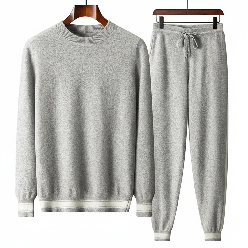 Norden Kaschmir Strickanzug Herren – Bild 4