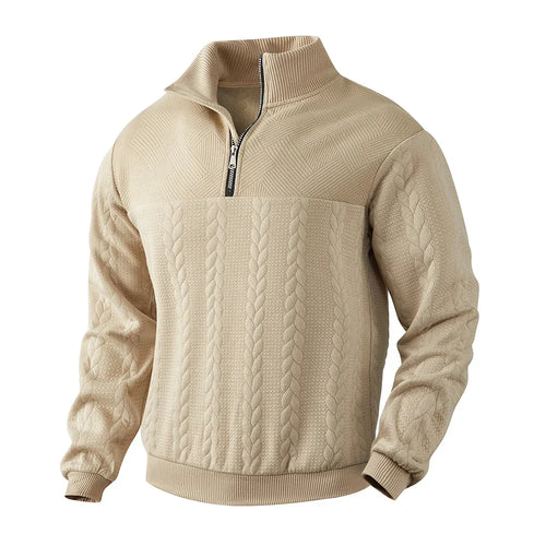 Norden Anker Sweatshirt Herren mit kurzem Reißverschluss – Bild 1