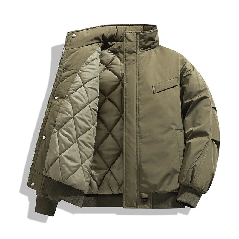 Norden Men's Slate Padded Down Coat in green