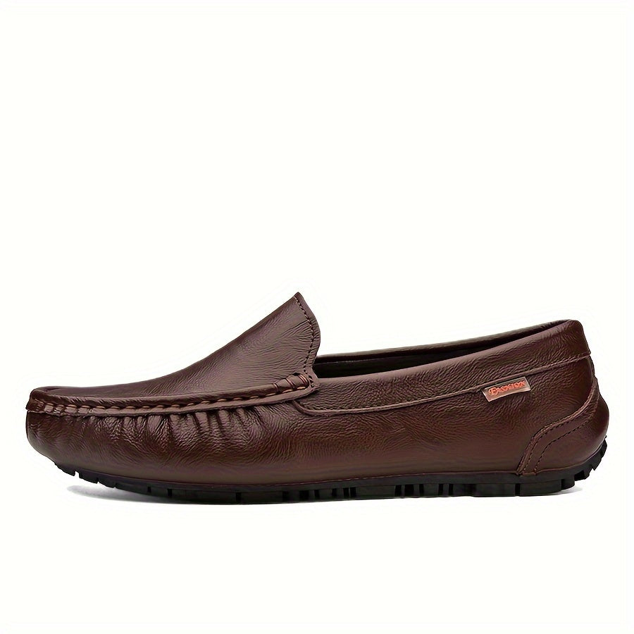 Norden Split Leather Slip-On Shoes, view 2