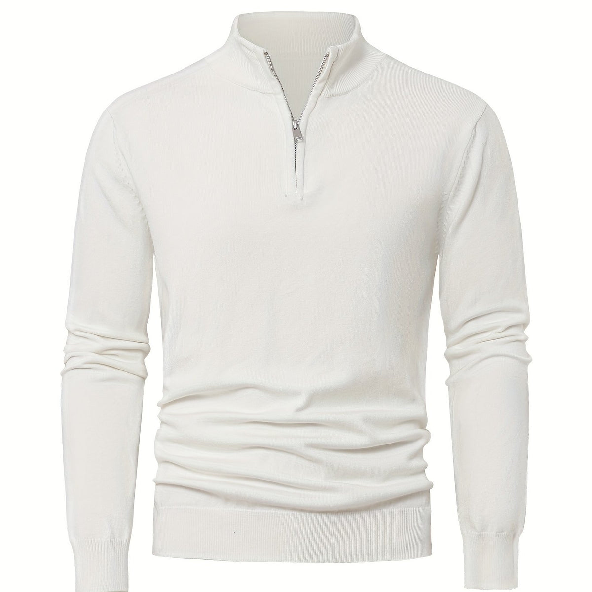 Norden WarmCore Knitted Zip-Up Cardigan in white