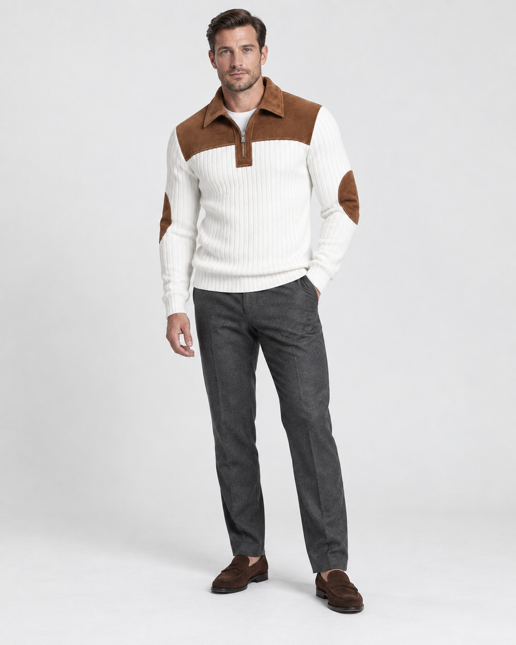 Norden Troyer Pullover Herren aus Strick – Bild 4