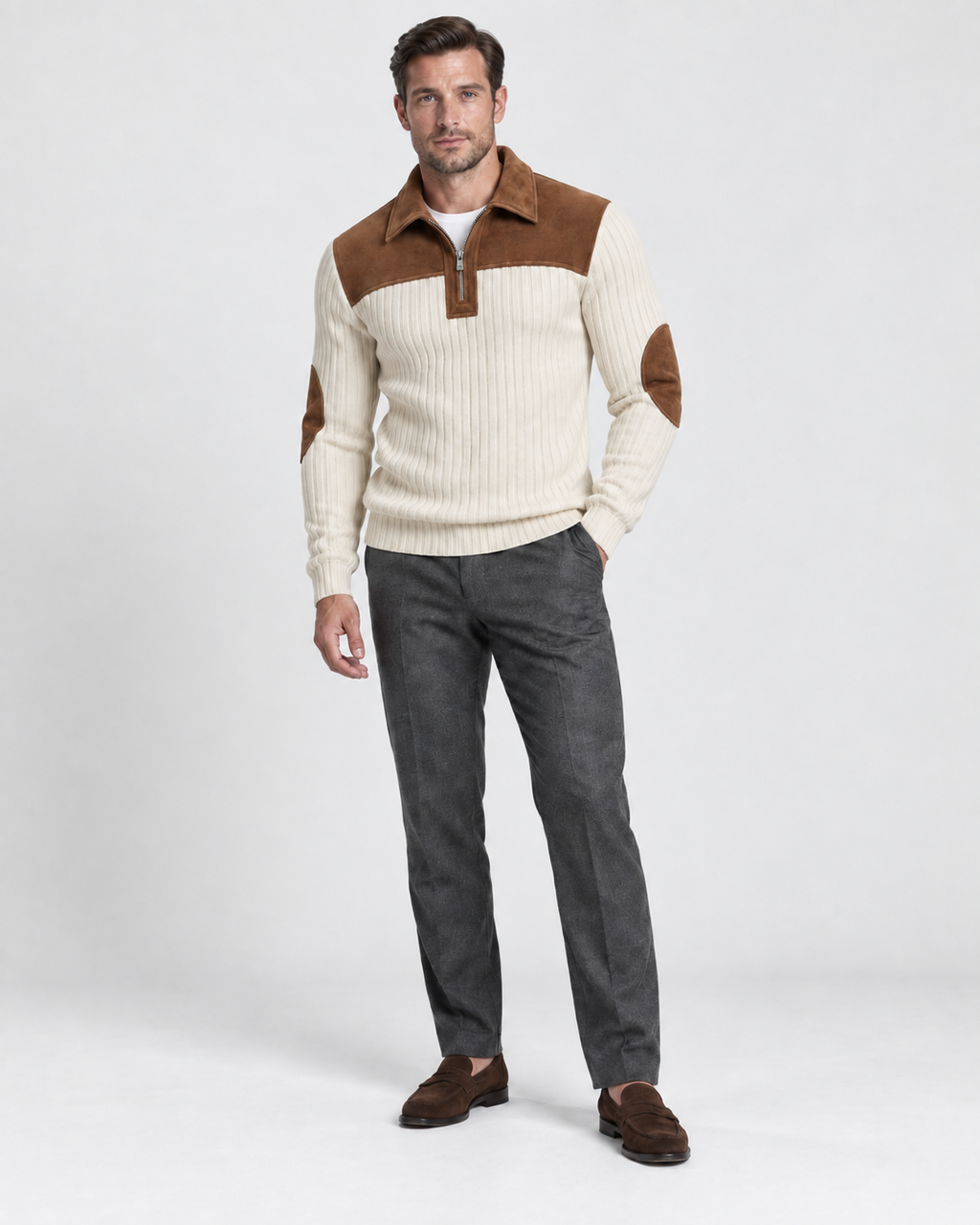 Norden Troyer Pullover Herren aus Strick – Bild 9