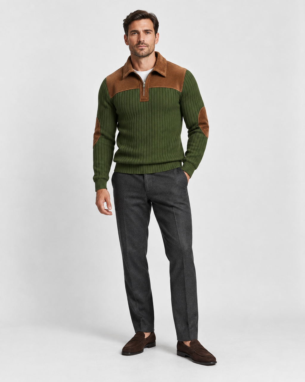 Norden Troyer Pullover Herren aus Strick – Bild 14