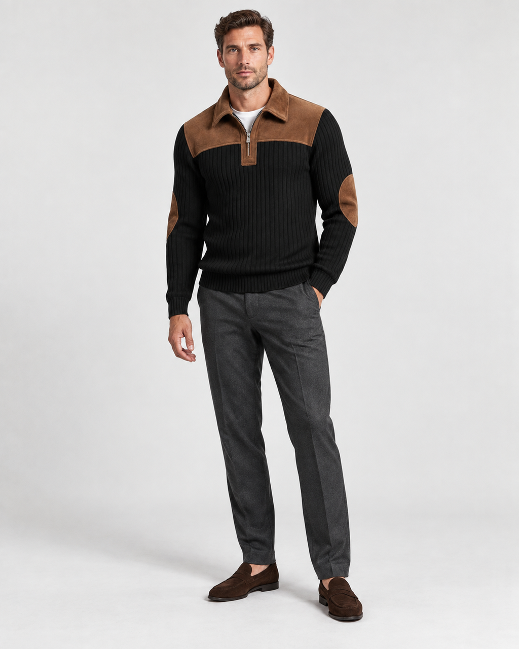 Norden Troyer Pullover Herren aus Strick – Bild 19
