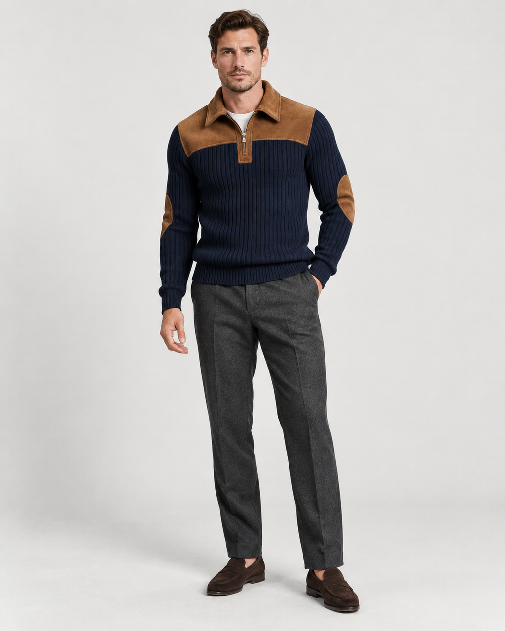Norden Troyer Pullover Herren aus Strick – Bild 24