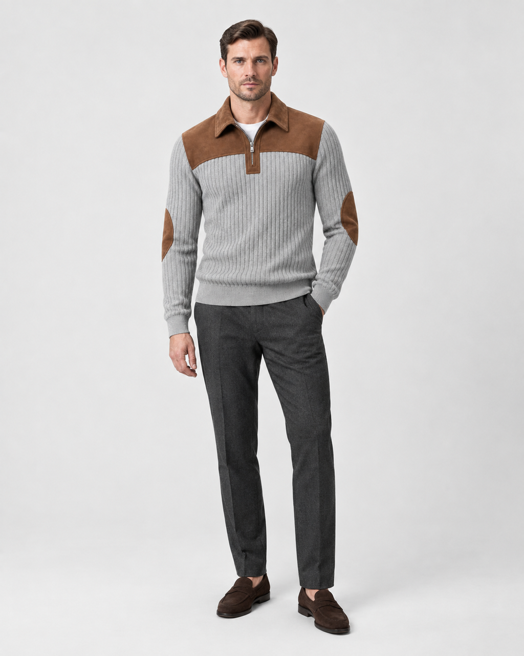 Norden Troyer Pullover Herren aus Strick – Bild 29