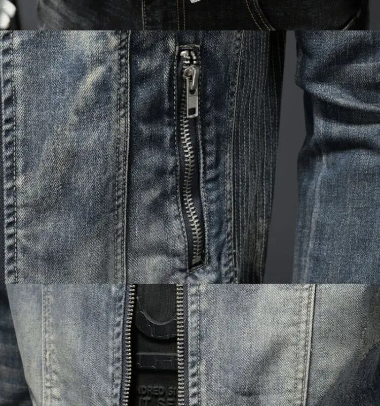Norden Nord Jeansjacke Herren – Detail Reißverschluss – Bild 4