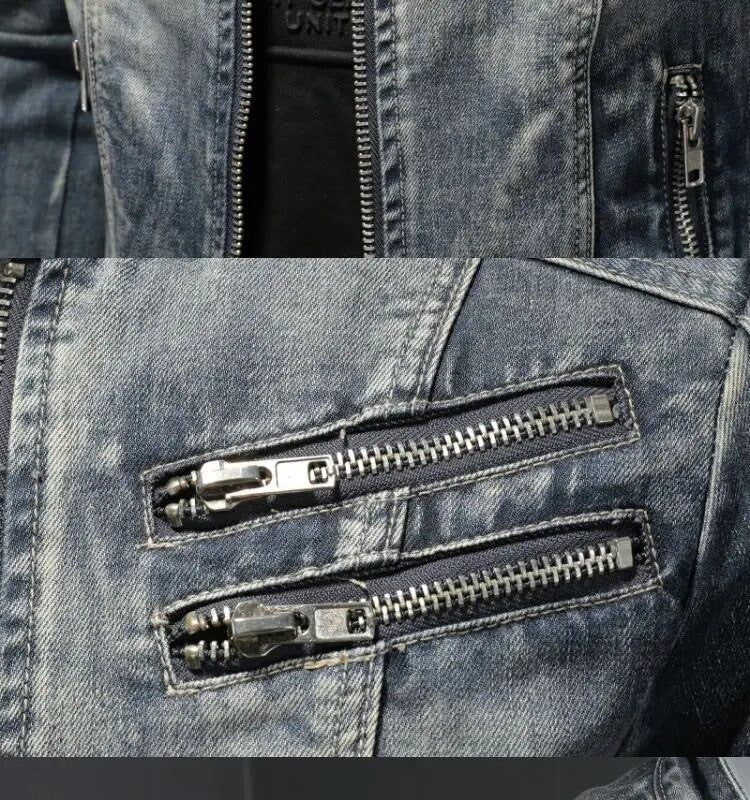 Norden Nord Jeansjacke Herren – Detail Brusttaschen – Bild 6